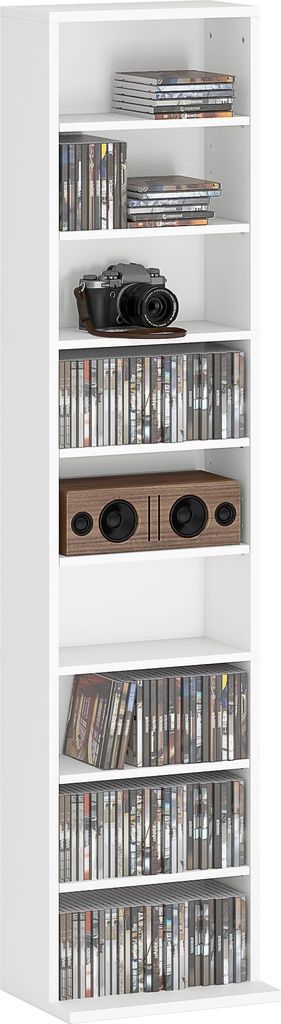 HOMCOM Rangements pour CD et DVD, meuble de rangement Image du produit 