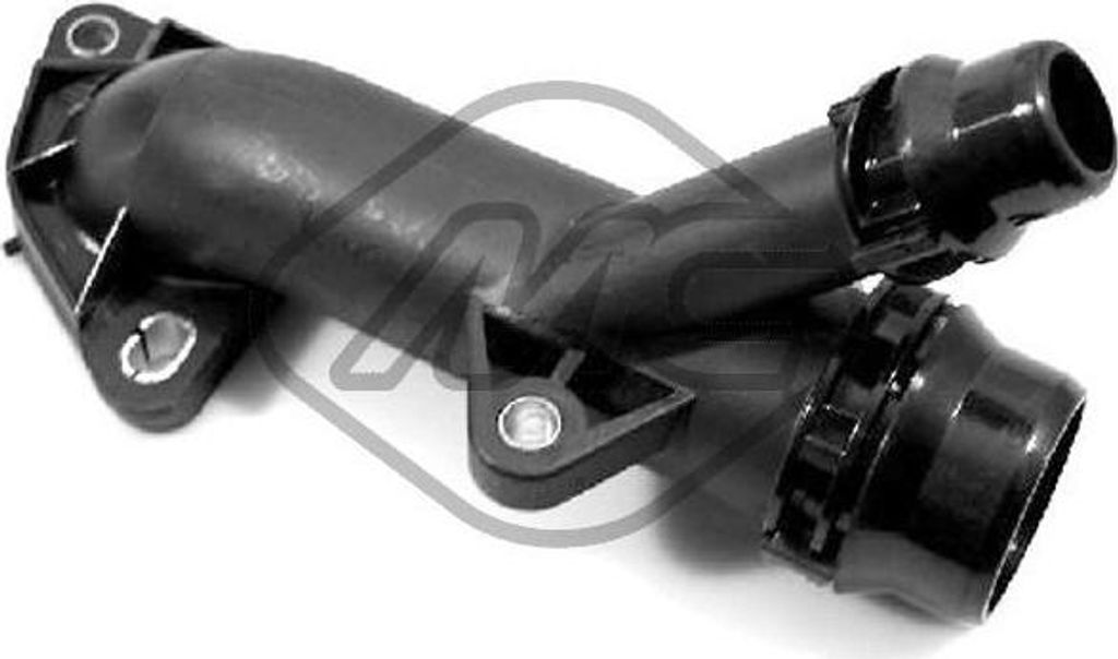 Metalcaucho 3909 Kühlmittelflansch OE 11537560130 kompatibel mit Z4er E85, X3, X1, 5er E61, 5er E60, 3er E91, 3er E46, 3er E92, 3er E93, 3er E90, ...