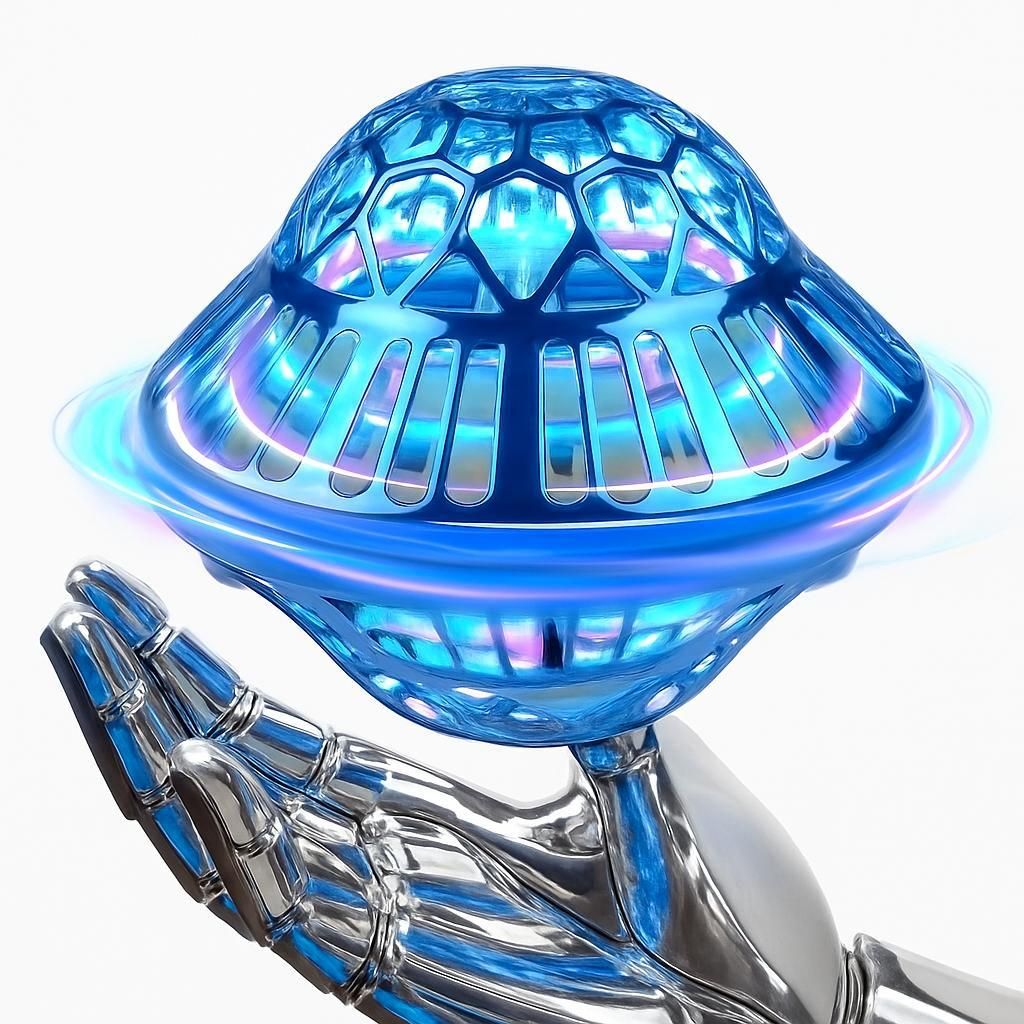 LED Flying Spinner - Der sichere und langlebige Flugspaß Produktbild 