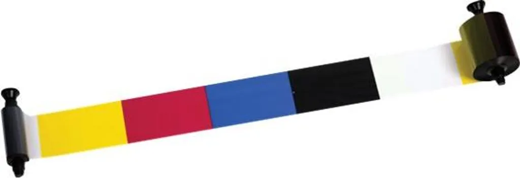 Ruban pour impression de badges PVC R3011 YMCKO 200 faces Evolis - 3