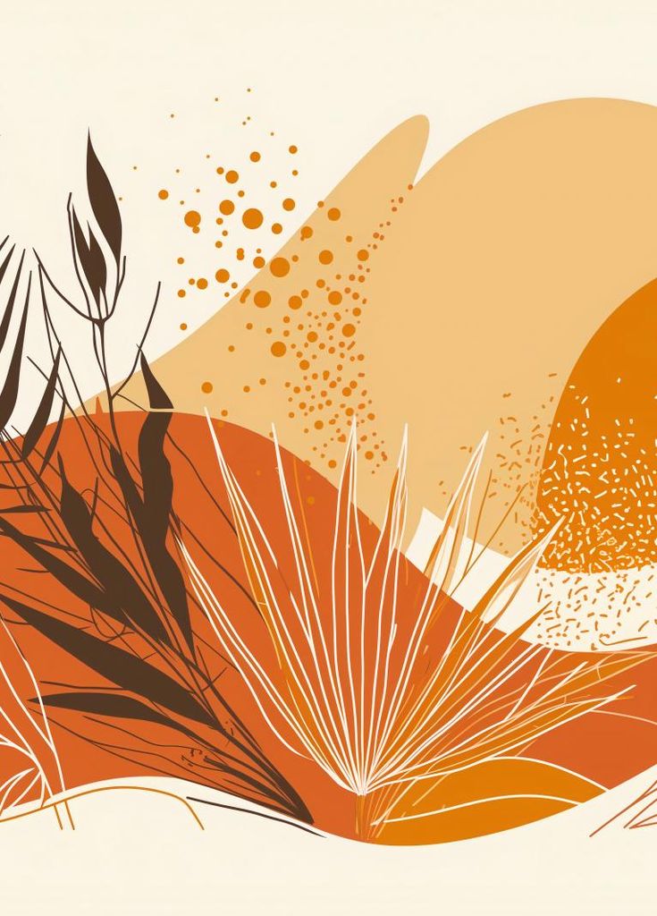 Plakat 39,5x55cm Mediterranes Landschaft