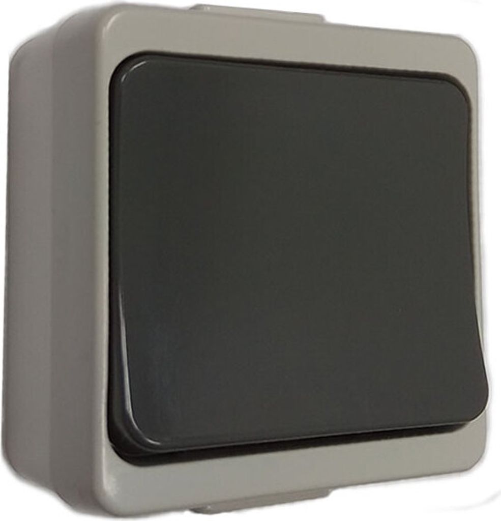Grau Aufputz Klingeltaster WNT-7JB SZ