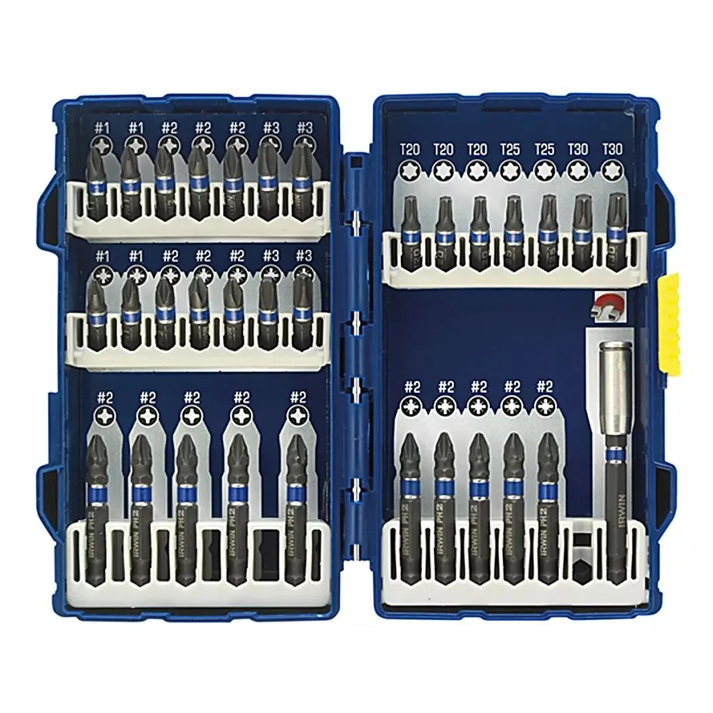 Embouts de vissage Irwin Impact haute résistance 32 pcs - 1923437