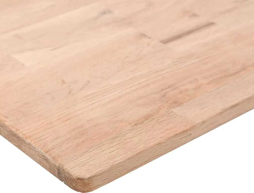 Crea il tuo Tavolo in Rovere 60x60 | Piano in Legno Massello Grezzo DIY - 3