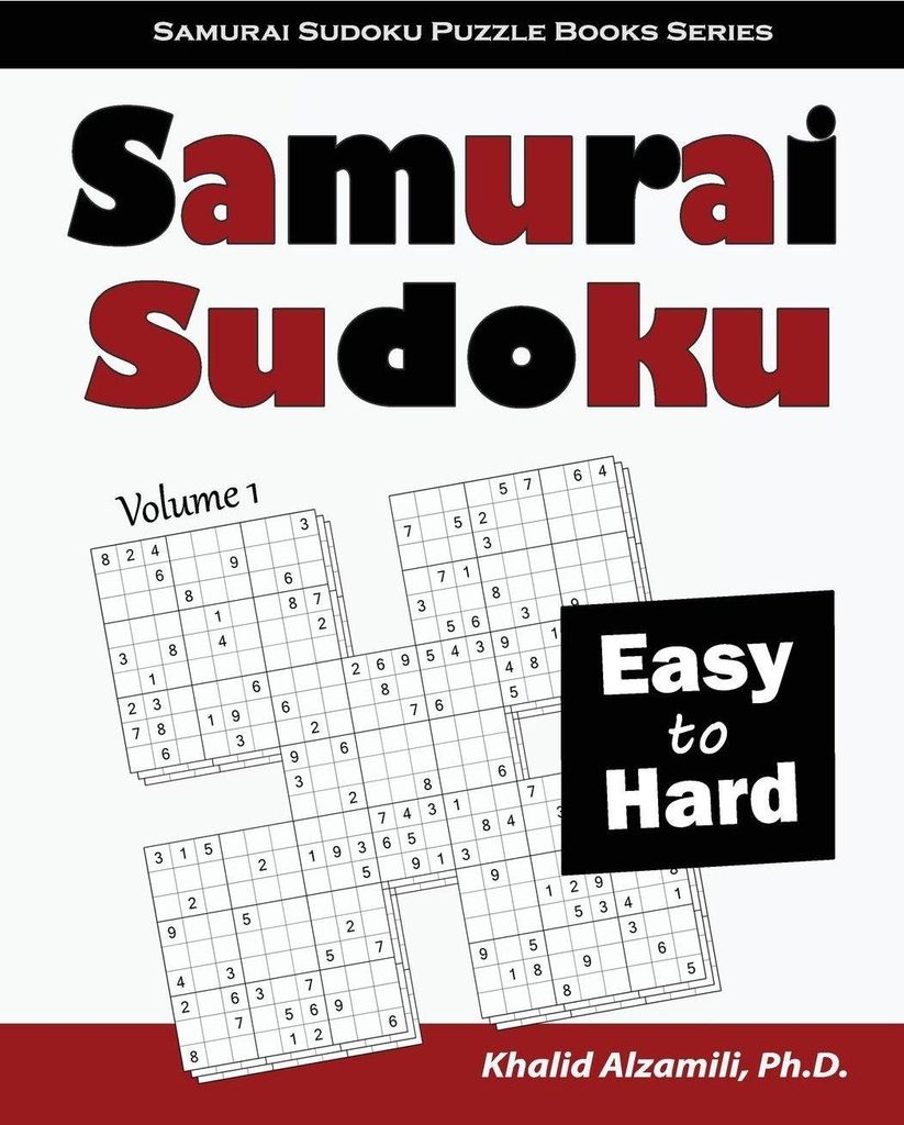 Samurai Sudoku Puzzle Books: Samurai Sudoku: 500 Easy to Hard Sudoku Puzzles