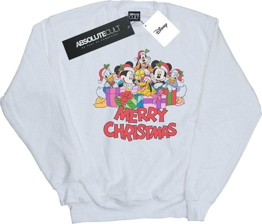 Disney - "Mickey Mouse and Friends" Sweatshirt für Herren BI38823 (M) (Weiß)