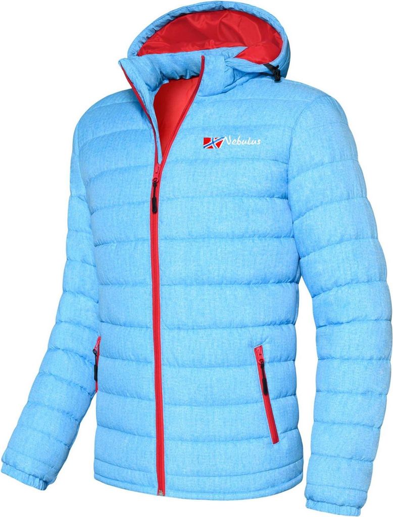 Nebulus Winterjacke COLORS Herren, warme Outdoorjacke, praktische & vielseitige Übergangs- & Winterjacke, P4846 - Herren, malibublau, L