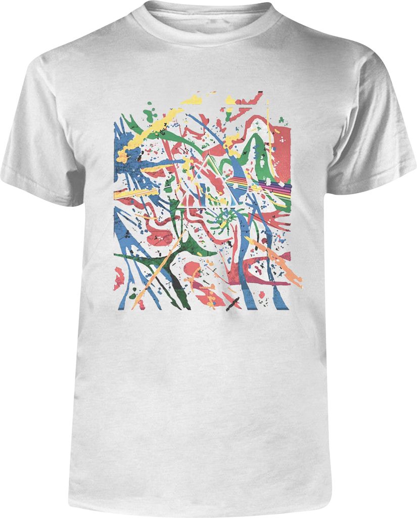 Pink Floyd - "Pollock" T-Shirt für Herren/Damen Uni RO1849 (L) (Weiß)