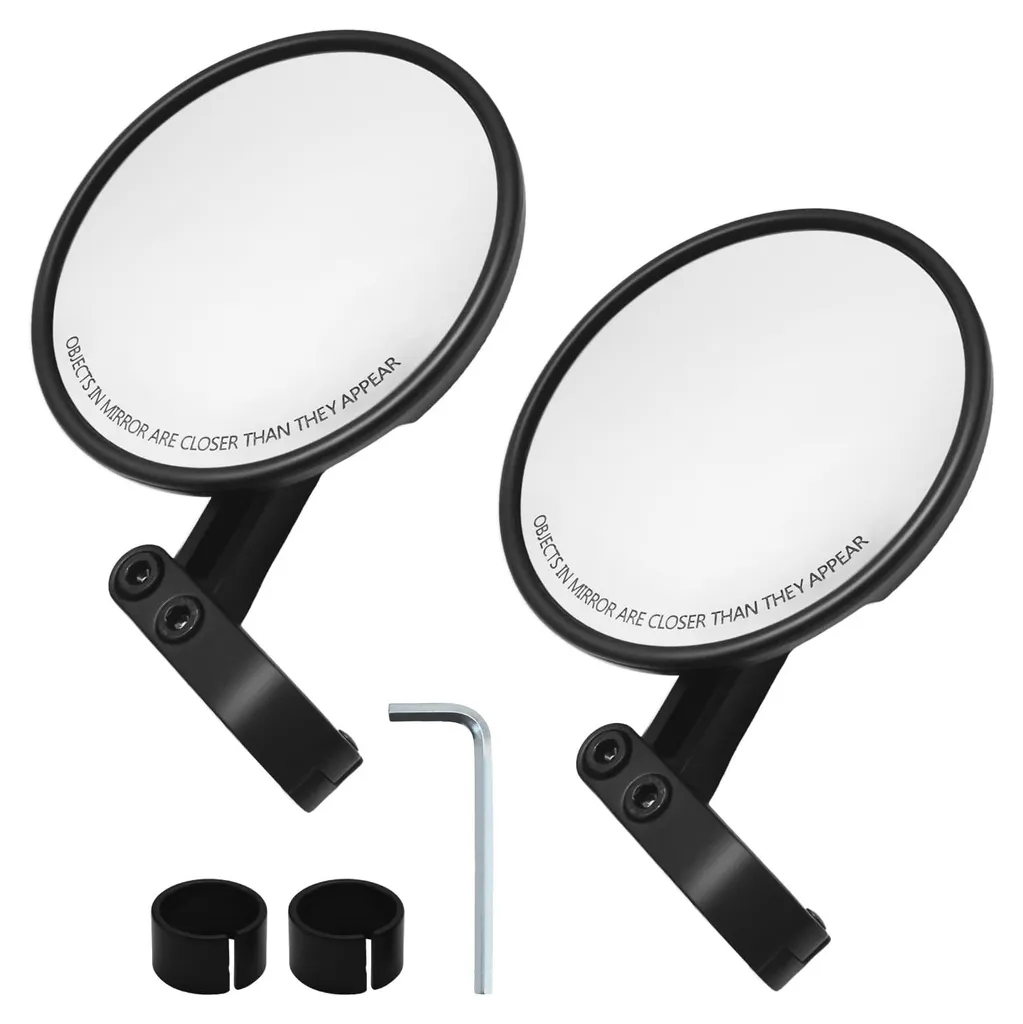Paire de Rétroviseurs pour Guidon de Scooter, Quad et Moto 7/8 pouces