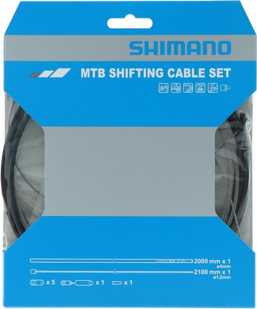 SHIMANO Schaltzug-Set MTB, schwarz, SH-Y60098023 Produktbild 