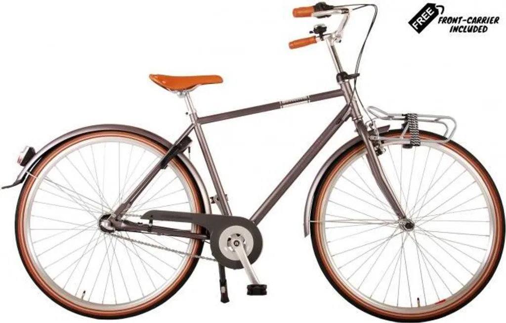 Vélo hollandais pour homme Lifestyle 28 pouces 43 cm Gris 3G à vitesses