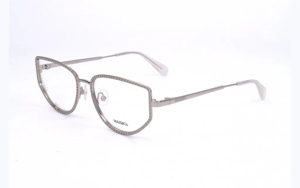 Monture de Lunettes Max&Co. MO5122 en Métal Doré pour Visage Féminin