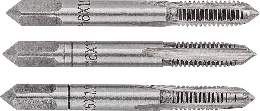 TOPEX Gewindebohrer Satz M6 50mm Wolframstahl