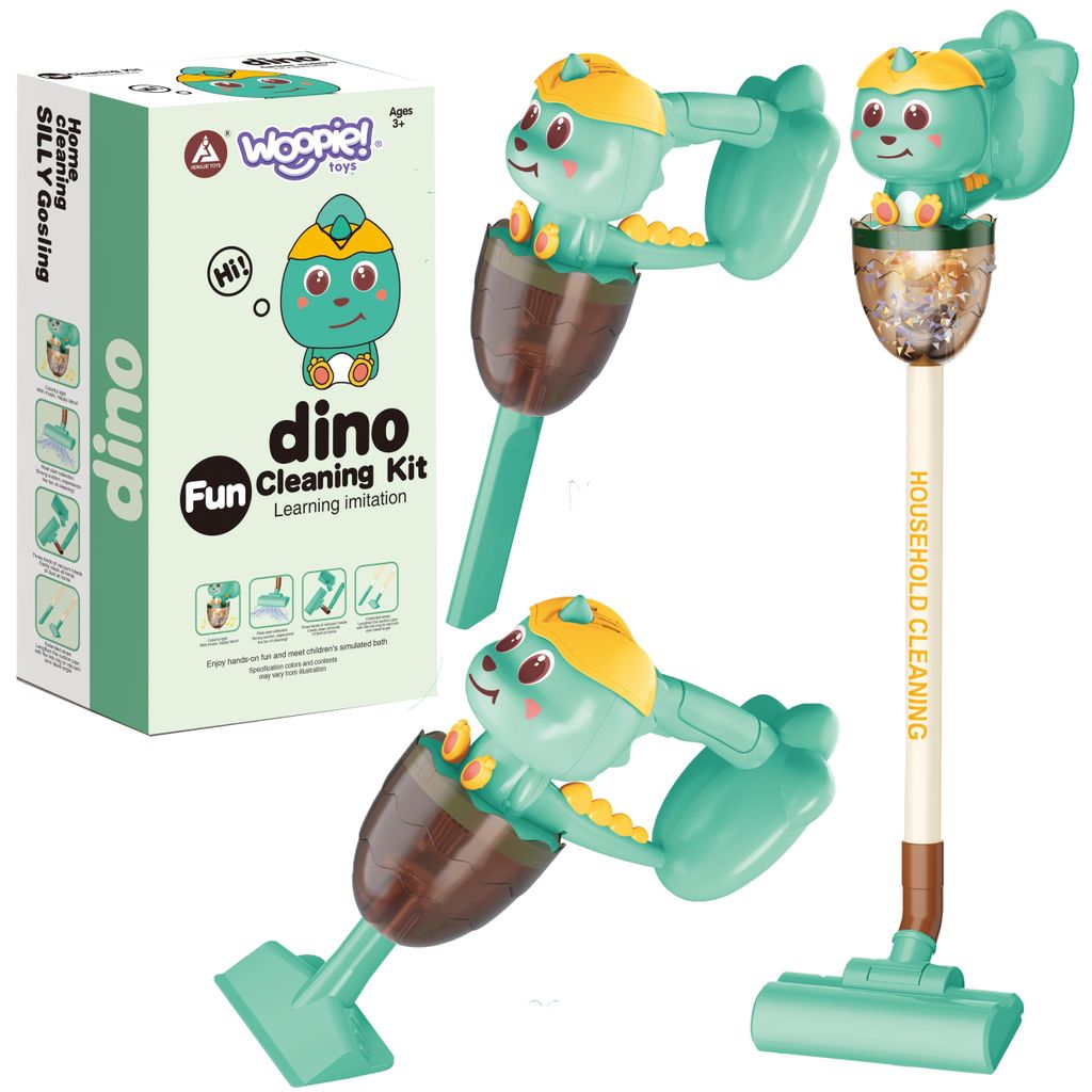 Interaktívny Dino vysávač Woopie 3v1 Funkcia vysávania Zvuk Obrázok produktu 