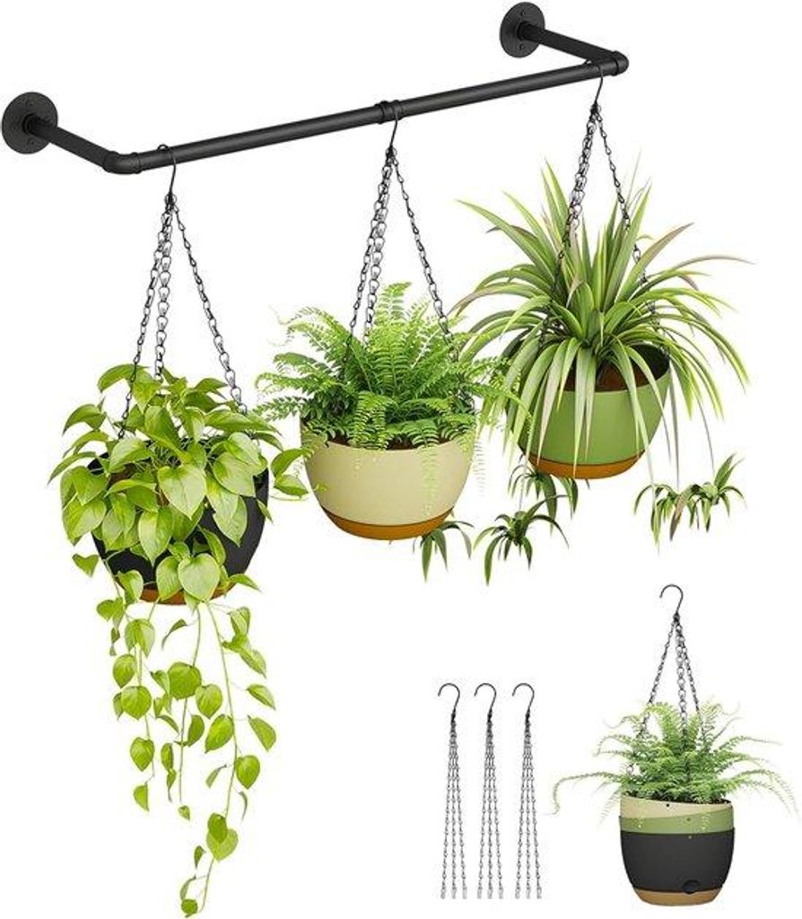 Hängende Pflanzentöpfe - Selbstwassern - 3 Stück - 20 cm