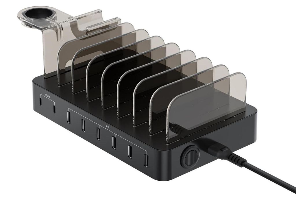 Conceptronic OZUL02B 8-Port Ladestation Produktbild 