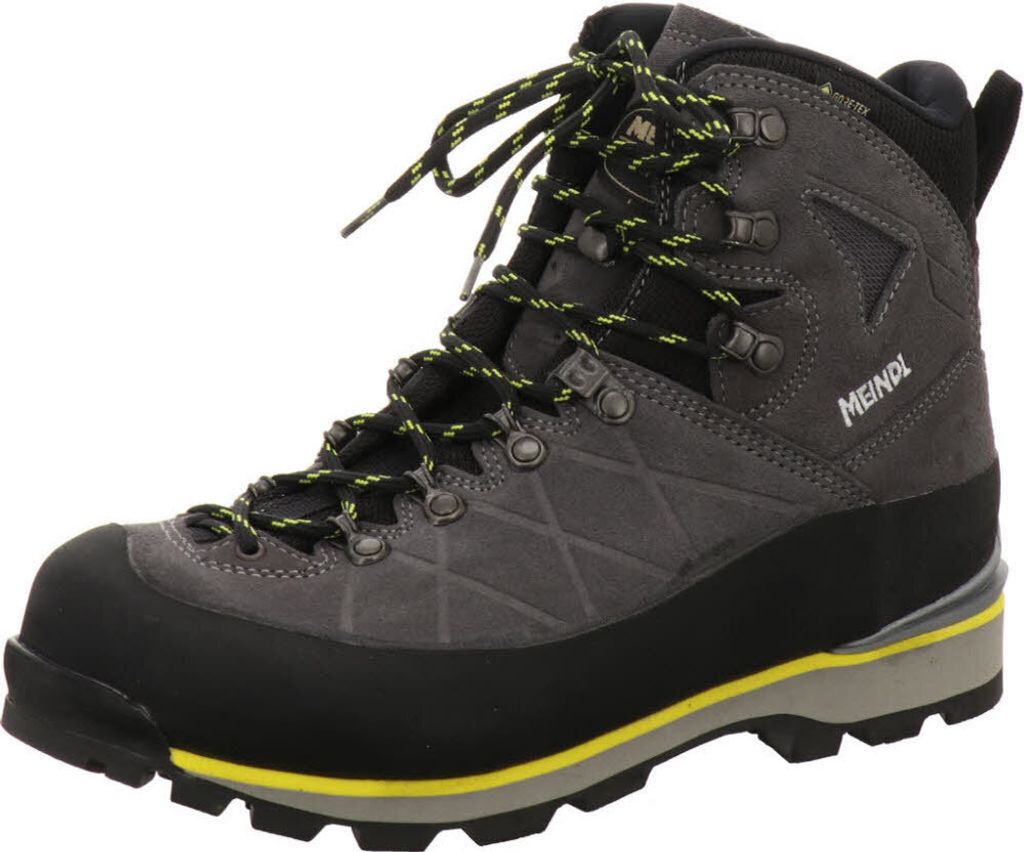 Meindl Herren Antelao PRO GTX Trekkingstiefel anthrazit/ lemon 41
