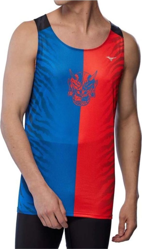 Mizuno T-Shirt mit DryAeroFlow und reflektierenden Details für Nachtlauf