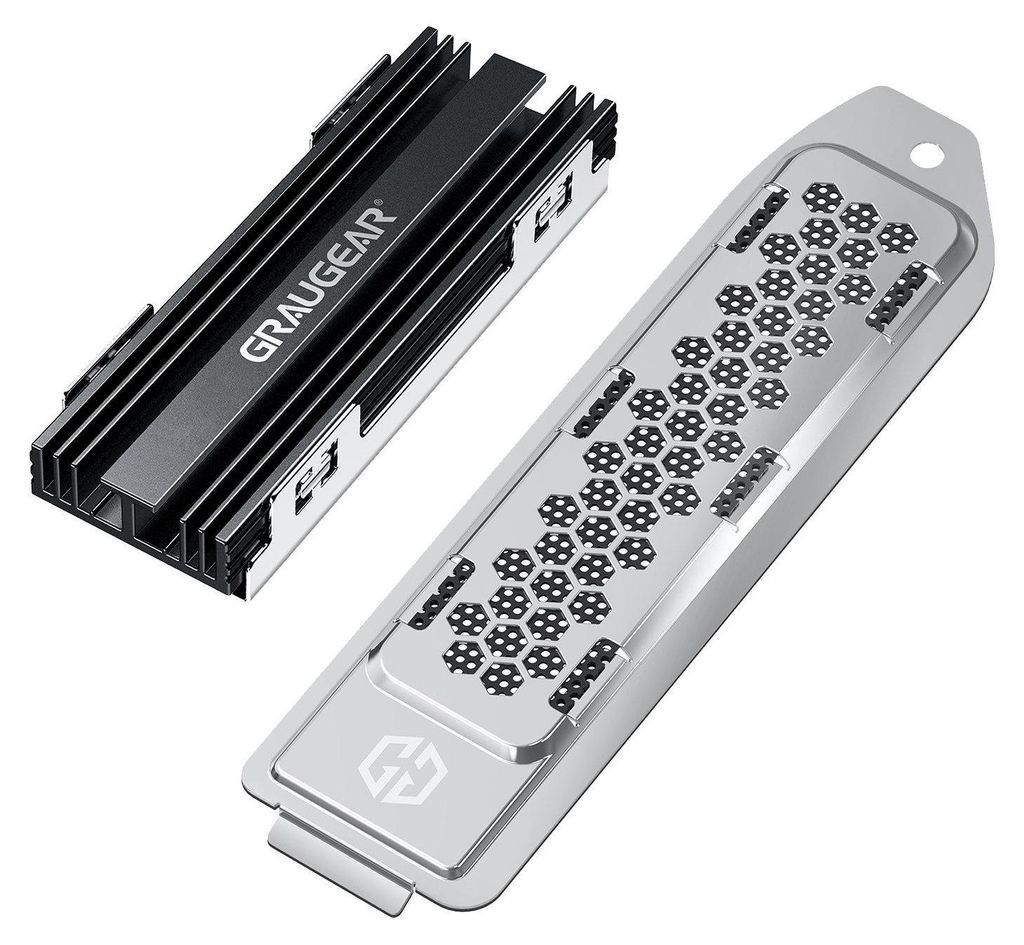 Graugear M.2 NVMe SSD Kühlkörper für PlayStation 5 Speichererweiterung