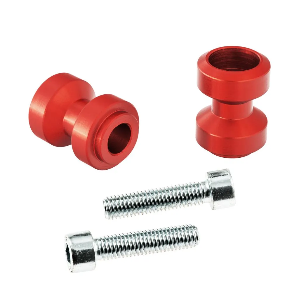 IBEX Bobbins M10 x 1,25, rosso Adattatore da corsa per supporto di montaggio con attacco ad artiglio
