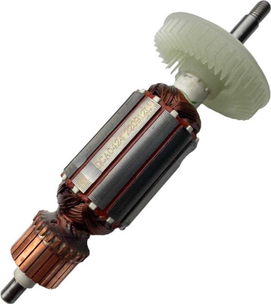 Trade-Shop Anker Rotor Motor Ersatzteil mit Lüfter kompatibel mit Bosch GWS 10-125 C, GWS 10125 CE, PWS 10-125 CE Winkelschleifer ersetzt 160401...