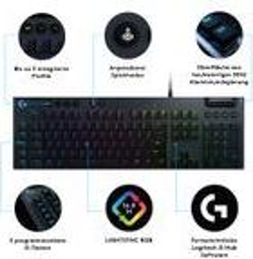 Logitech G815 mechanische Gaming-Tastatur, Taktiler Produktbild 14
