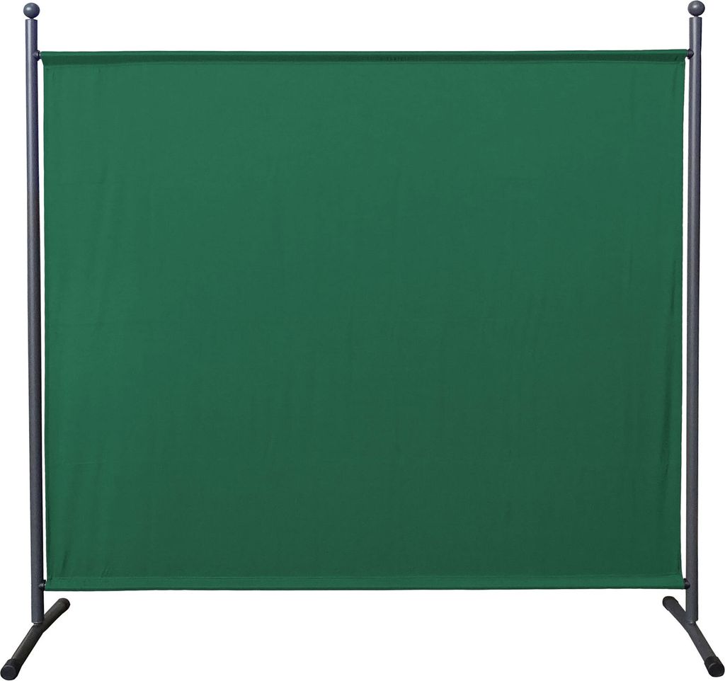 Paravent Outdoor Wetterfest 180 x 178 cm Grün | Raumteiler Stellwand Innen | Garten & Balkon Sichtschutz Blickdicht