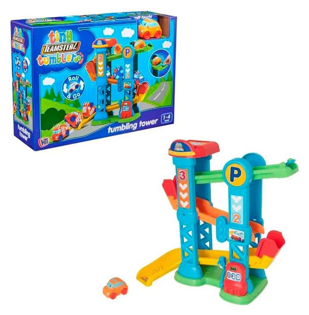 Teamsterz Tumblers Tumbling Tower Auto Tiy Kinder One Size