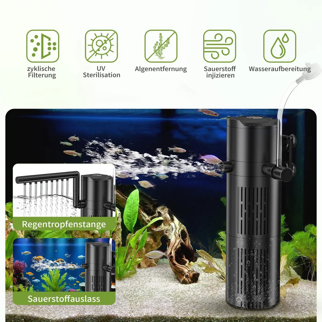 Filtre pour aquarium 100 à 300L Forever Speed - Eau Propre 800L/H