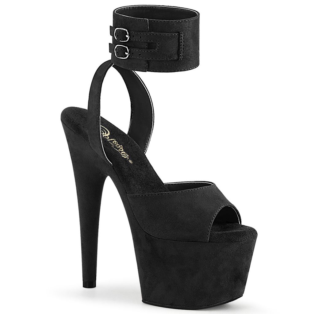 ADORE-791FS Damen Sandale von Pleaser, Schwarz EU 35, US 5