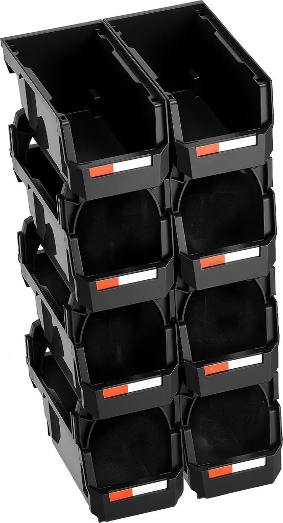 Boîtes de Rangement pour Libérer de l'Espace - Set de 8 Bacs Gerbables - 11