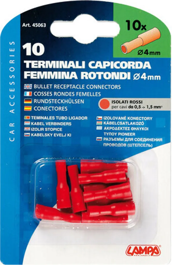 Terminali Rossi 10mmq: La Soluzione Definitiva per Connessioni Cavo Pulite