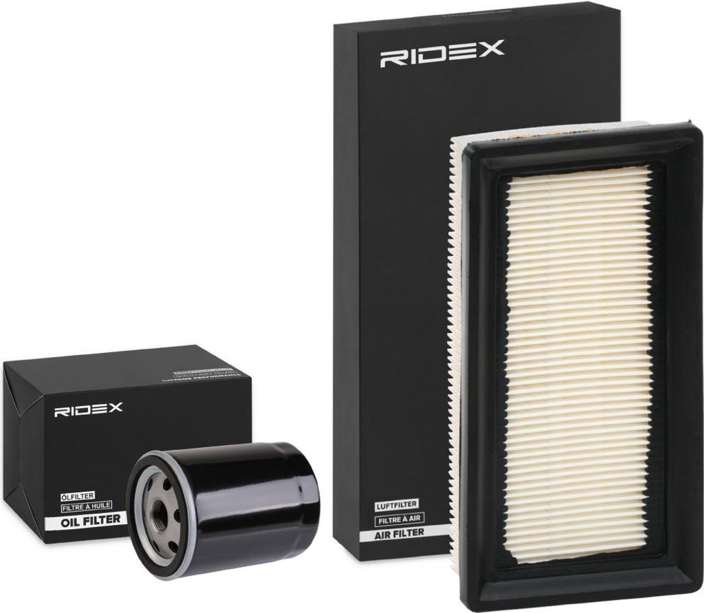 RIDEX Filterset Inspektionspaket Filtersatz für FIAT TIPO Kombi (356) Panda Schrägheck (141) PUNTO (176) Uno Schrägheck (146) TIPO (160) für LA...