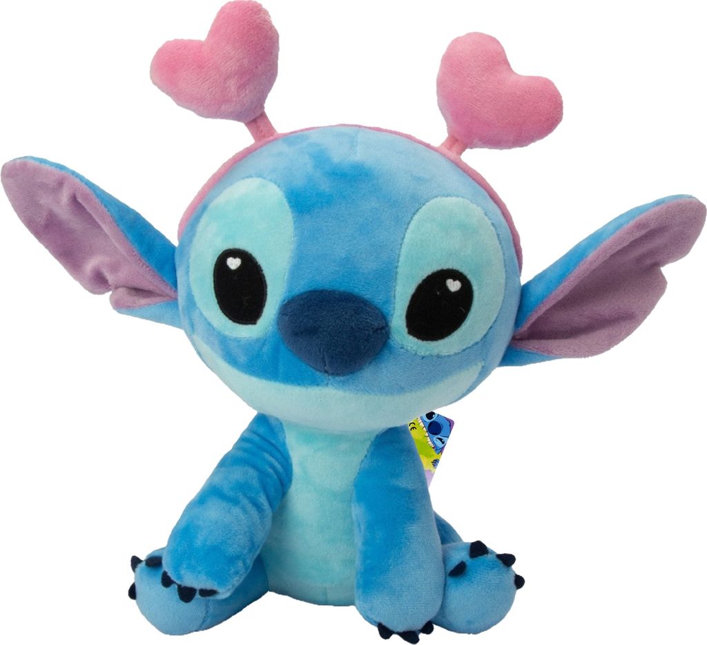STITCH – Stitch mit Herz-Stirnband Plüschfigur 25 cm Produktbild 