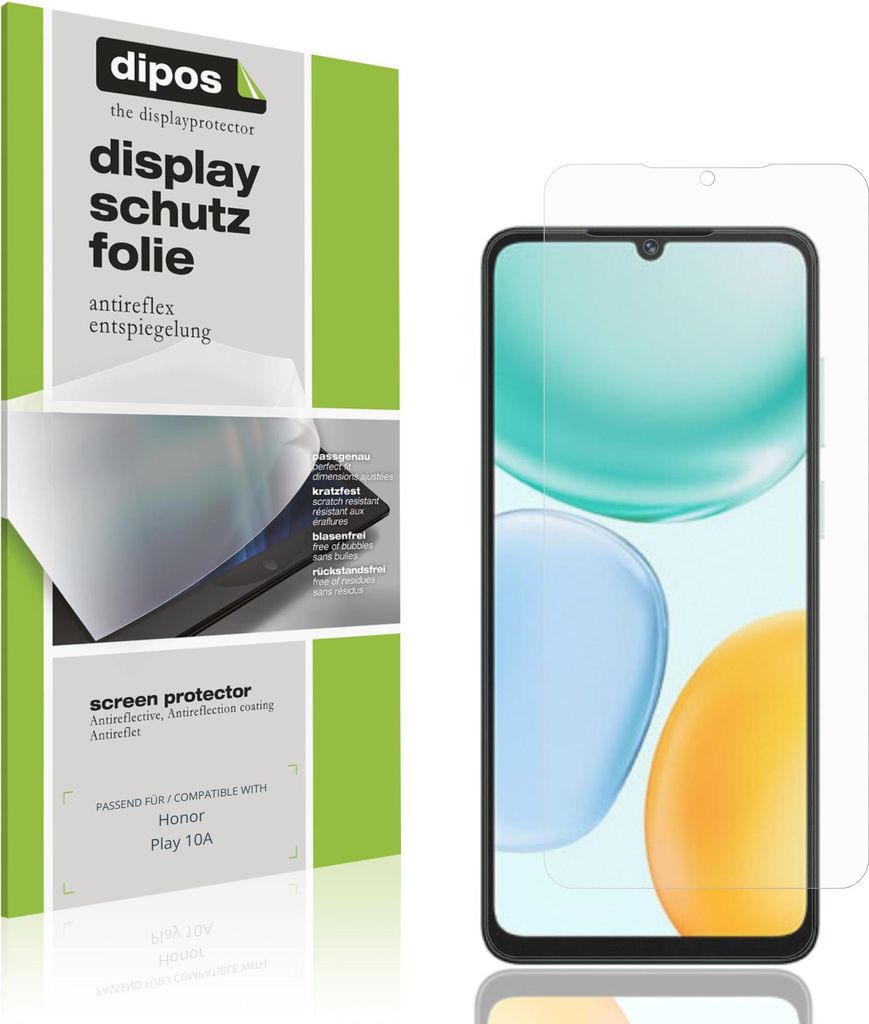 4x Schutzfolie für Honor Play 10A matt Displayschutzfolie Folie Display Schutz dipos