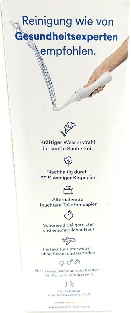 HappyPo 2.0 Douche Anale Blanche Ergonomique Produit Seconde Main - 5