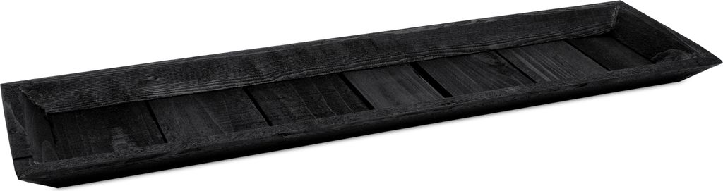 2.06 Vassoio di legno nero - circa 60x 16 cm - Ciotola Immagine del prodotto 