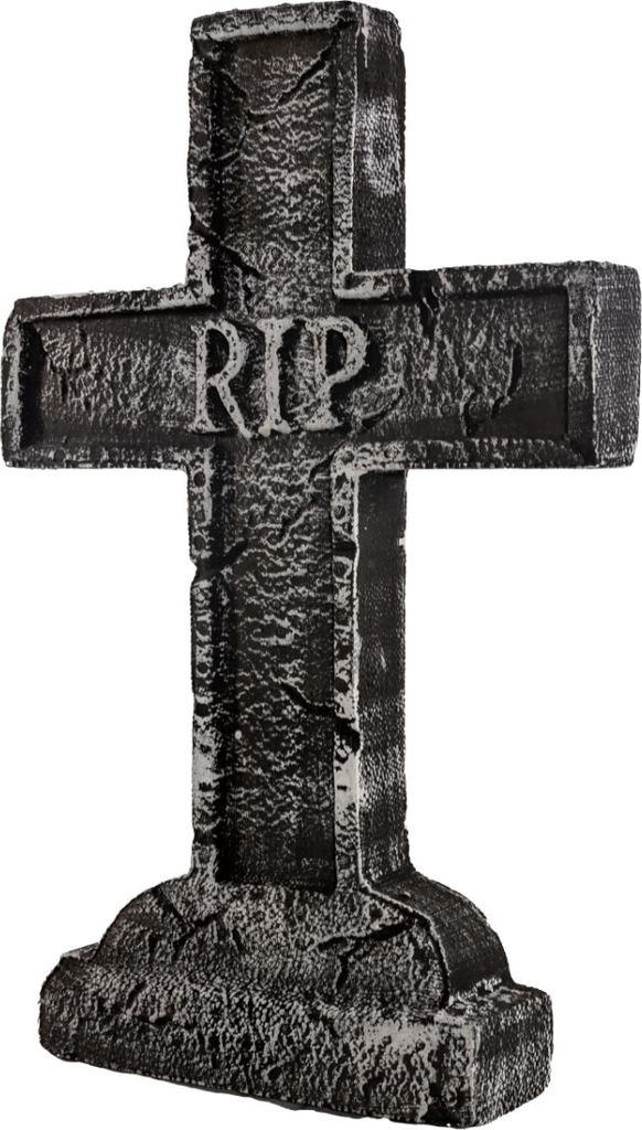 R.I.P. Halloween Grabstein-Kreuz als Dekoration für den Produktbild 