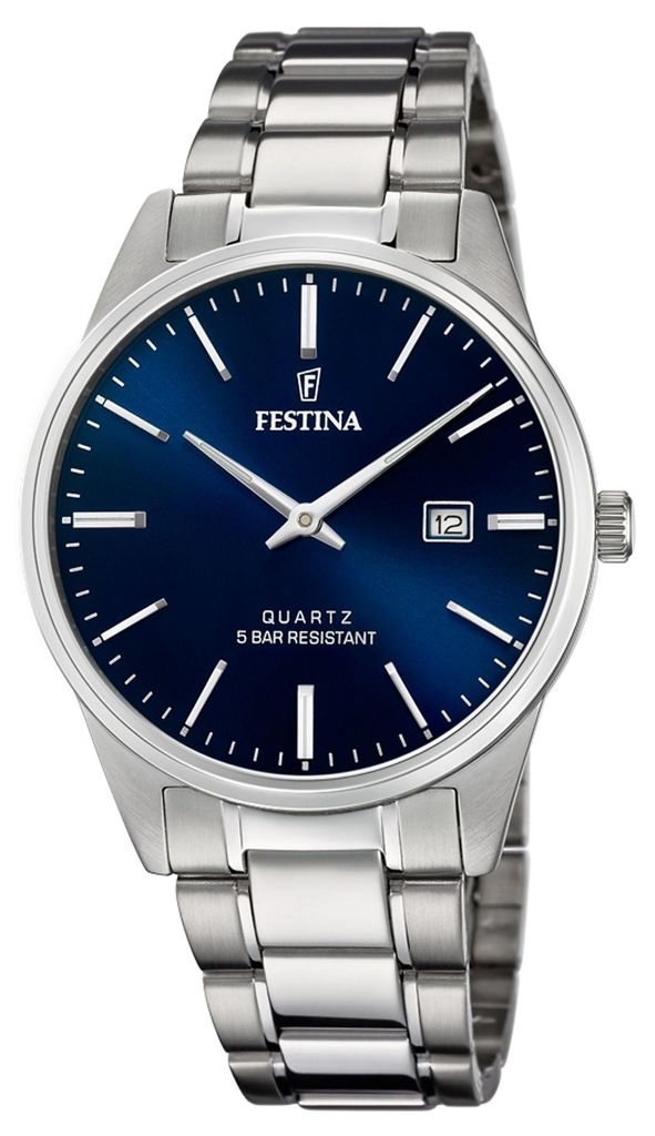 Festina Montre dateur ACERO CLASICO Blue Image du produit 