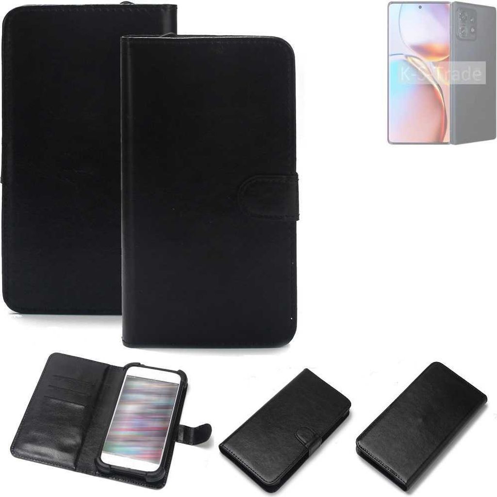 K-S-Trade Handyhülle Schutzhülle kompatibel mit Motorola Edge 2023 Handy Schutz Hülle Handyhülle Bumper schwarz 1x