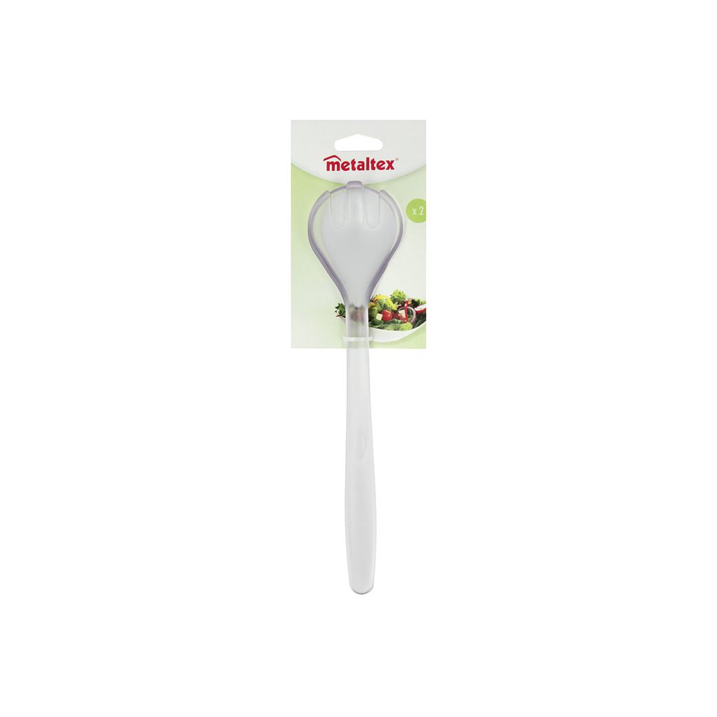 Salatbesteck 28 cm Acryl Produktbild 