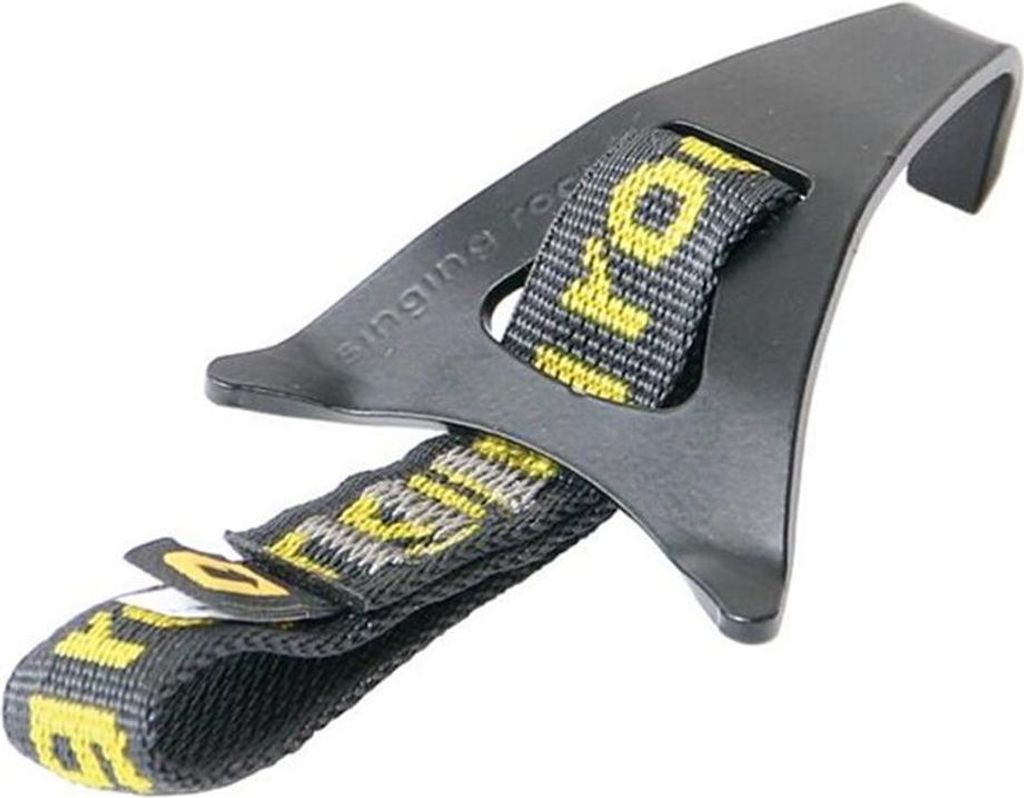 Singing Rock Haken Für Empfindliche Kanten Und Vorgebohrte Löcher Schwarz 13 cm Schwarz 13 cm
