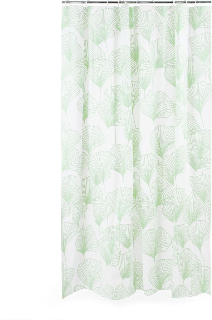 HOMLA Zasłona prysznicowa GINKGO w kwiaty 180x180cm Zdjęcie produktu 