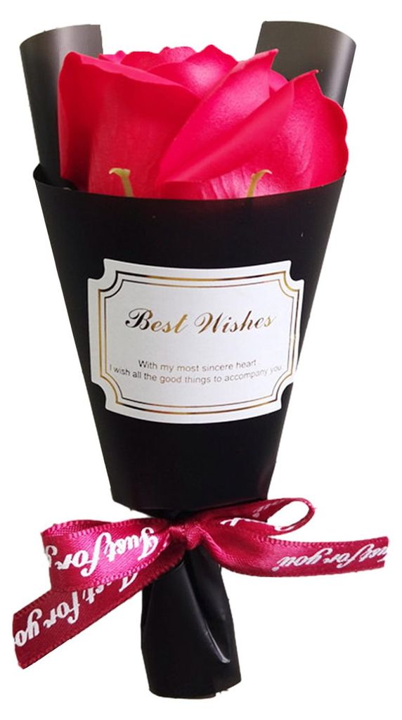Mini-Aromatherapie-Seife Rosenstrauß, duftende künstliche konservierte Rosenblume, Valentinstagsgeschenk für Frauen, Freundin, Mutter, Ehefrau