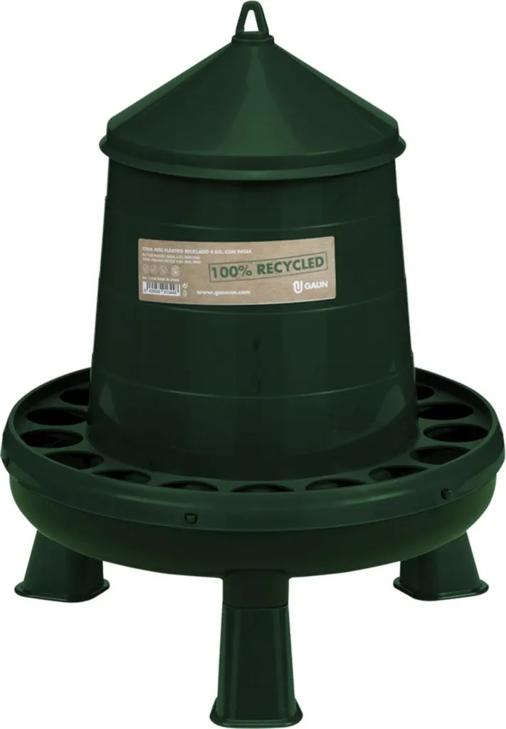 Offerta Mangiatoia Galline 4kg RECYCLE - Piedini Antispreco Inclusi