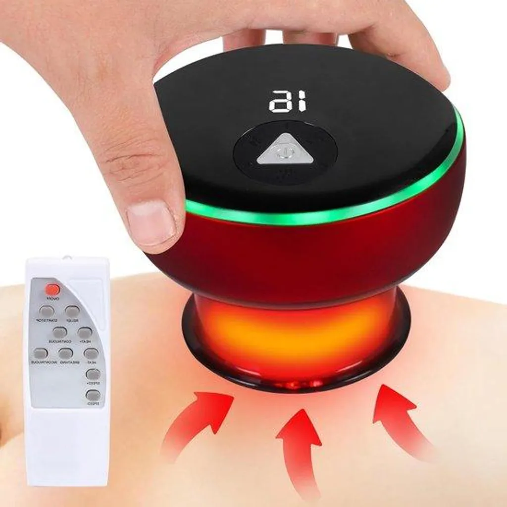 Ventouse électrique anti-douleur musculaire à 16 vitesses et chaleur