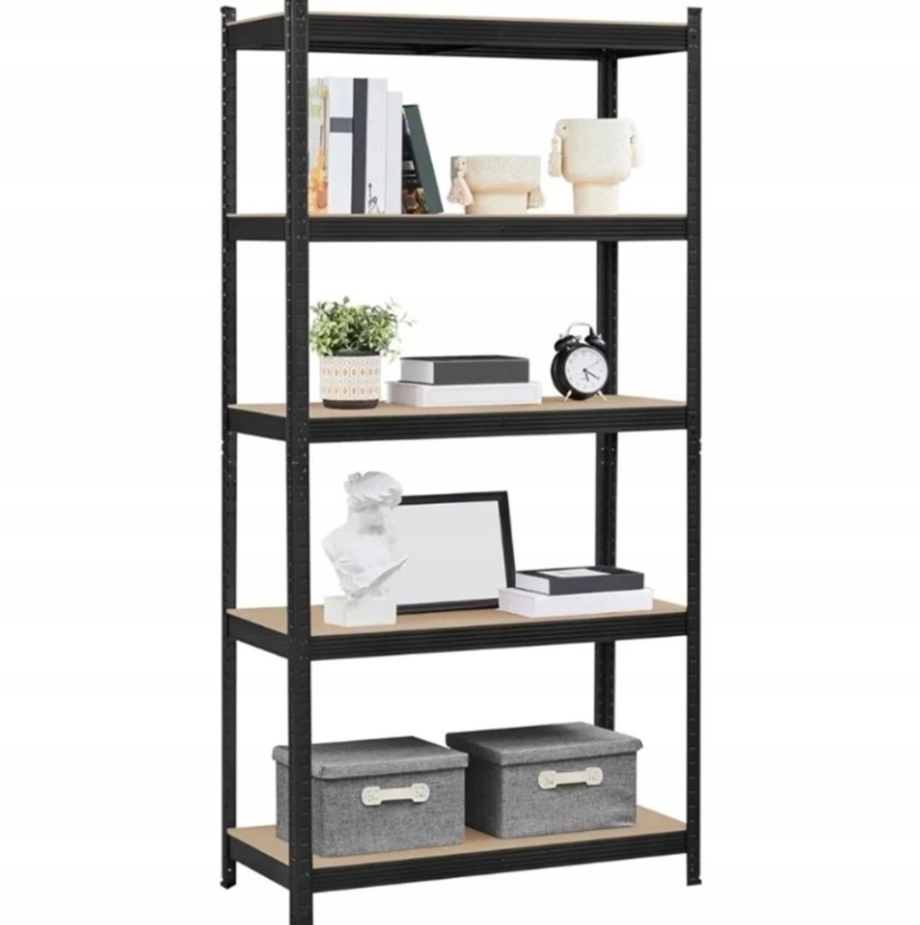 Kovový skladový regál 180 × 90 × 40 cm – ťažký regál do Obrázok produktu 