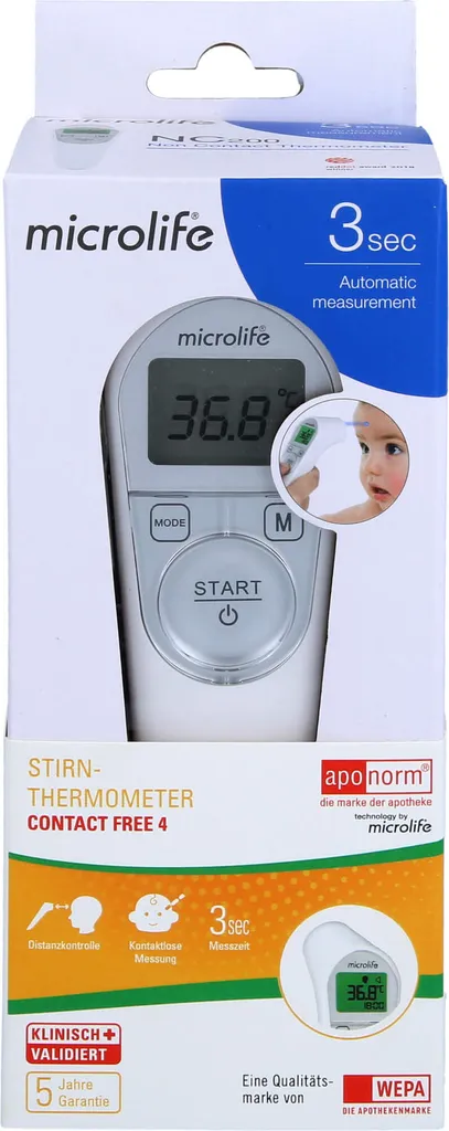 Aponorm Contact-Free 4 Termometro Senza Contatto - L'originale Tedesco