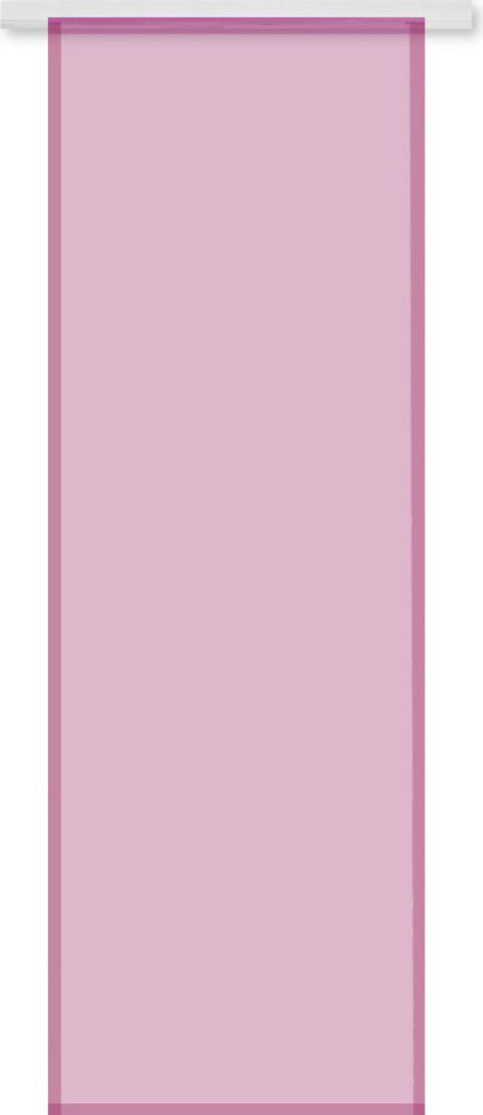 Flächenvorhang Noella mit Zubehör, Größe: 60x245cm, Farbe: Rot