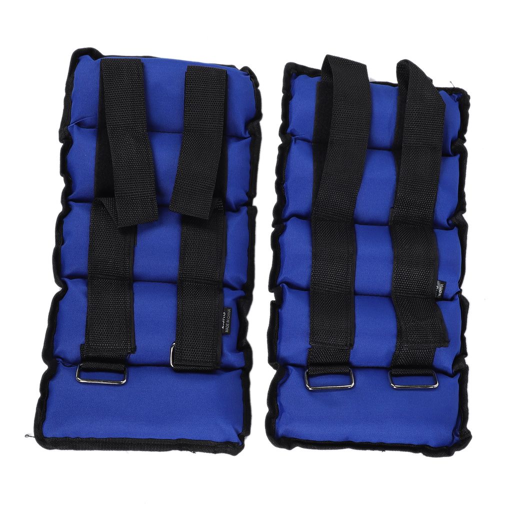 New 2pcs Adjustable Ankle Weights Gym Equipment Wrist Fitness Yoga 5kg